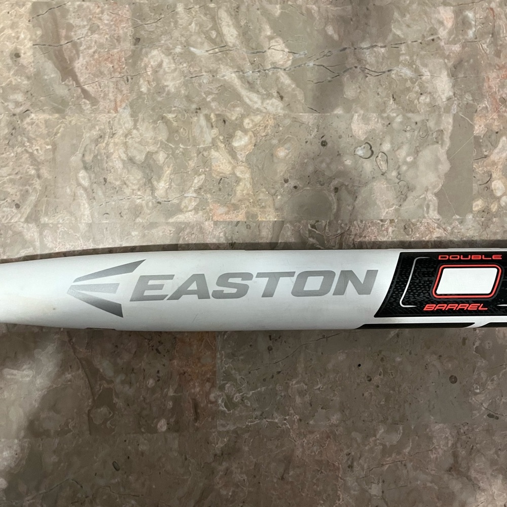 Easton Double Barrel Bat in White and Black